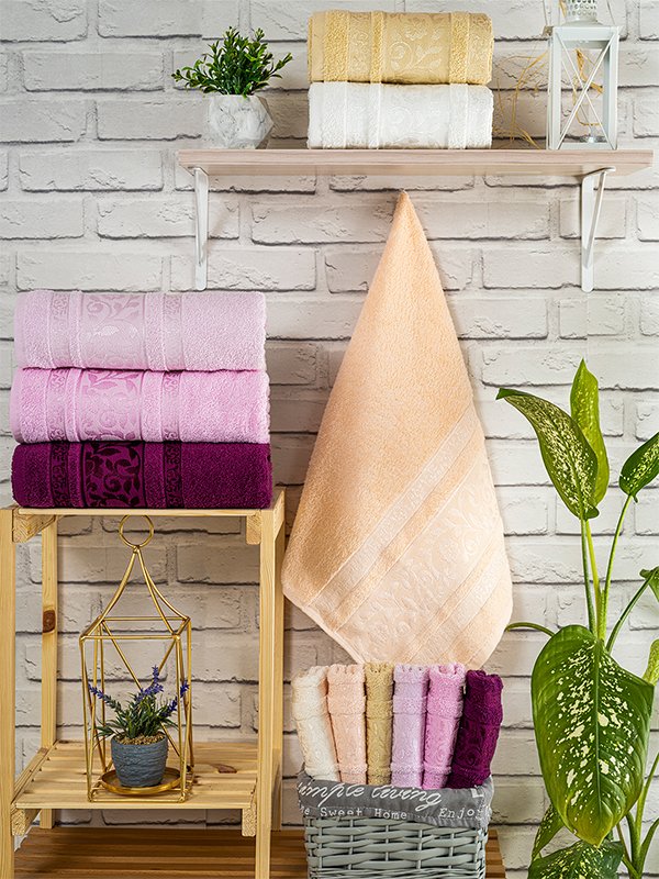 Hazangülü Tutku Jakarlı Cotton