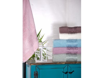 Hazangülü Doğa Jakarlı Cotton