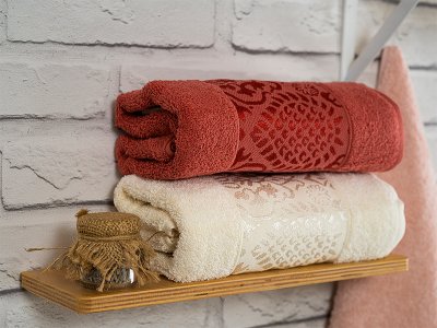 Hazangülü Zümrüt Jakarlı Cotton