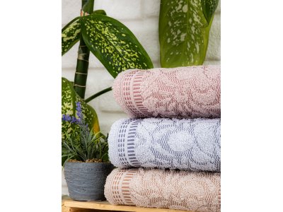 Hazangülü Gloria Jakarlı Cotton