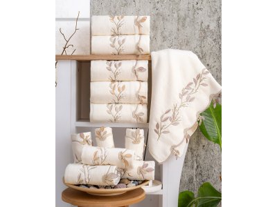 Hazangülü Rüya Kadife Krem