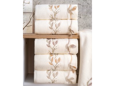 Hazangülü Rüya Kadife Krem