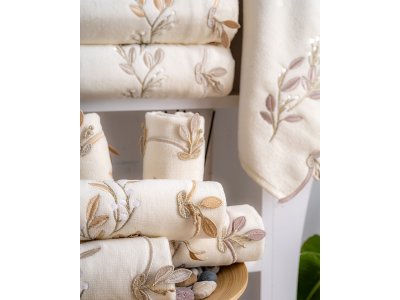 Hazangülü Rüya Kadife Krem