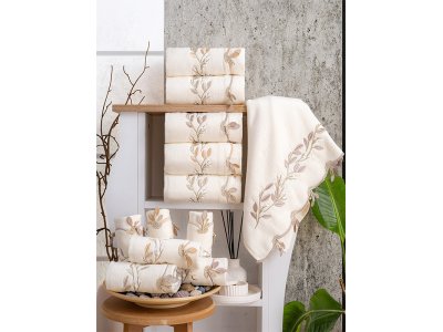 Hazangülü Rüya Kadife Krem