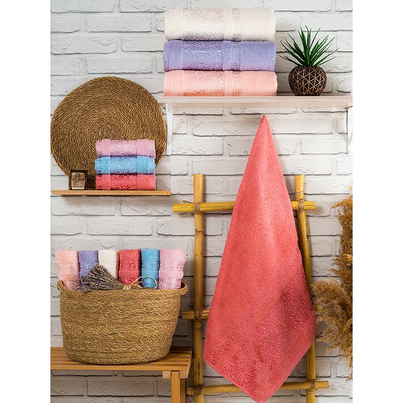 Hazangülü Eylül Jakarlı Cotton