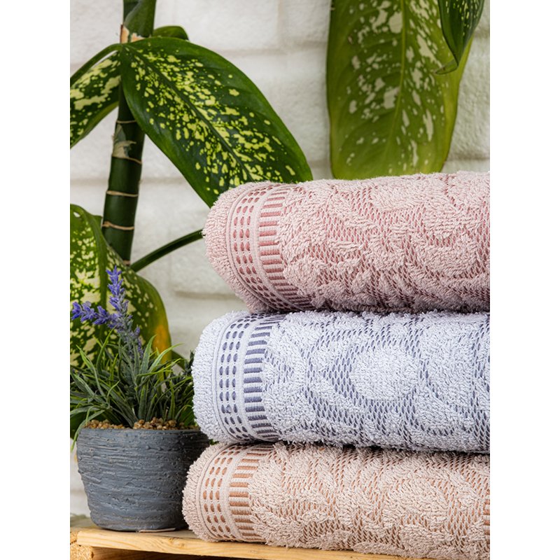 Hazangülü Gloria Jakarlı Cotton