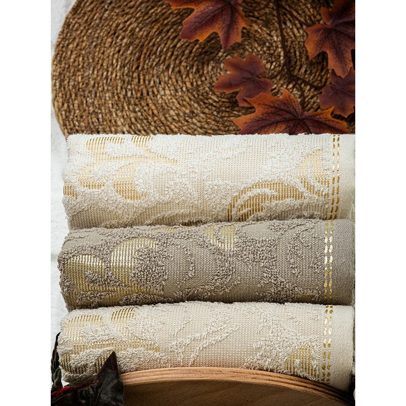 Hazangülü Riva Jakarlı Cotton