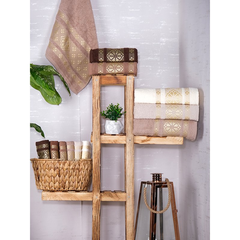 Hazangülü Alyans Jakarlı Cotton