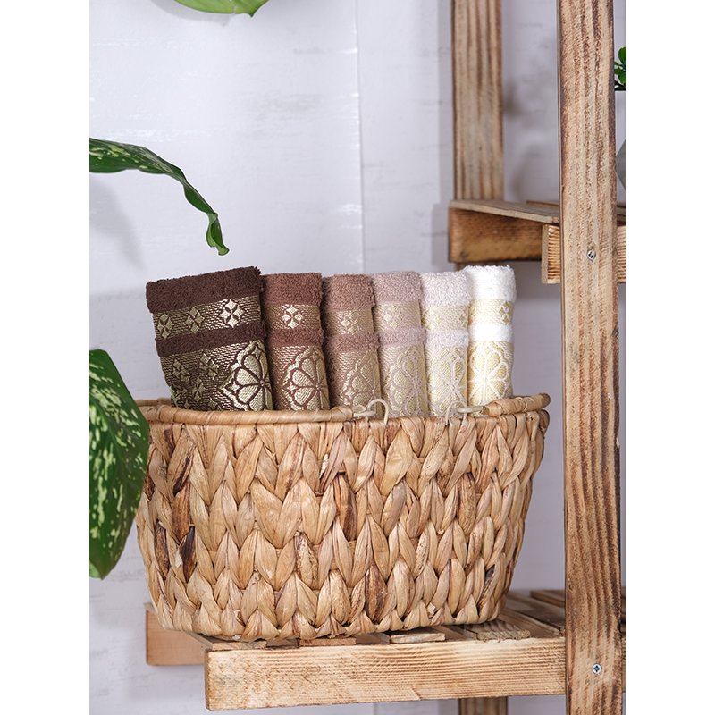 Hazangülü Alyans Jakarlı Cotton