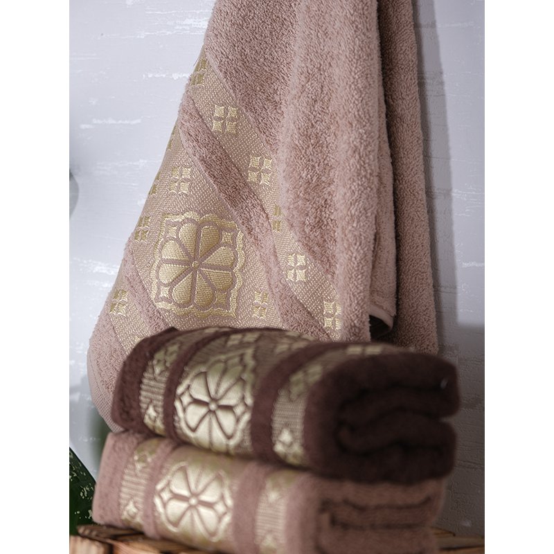 Hazangülü Alyans Jakarlı Cotton