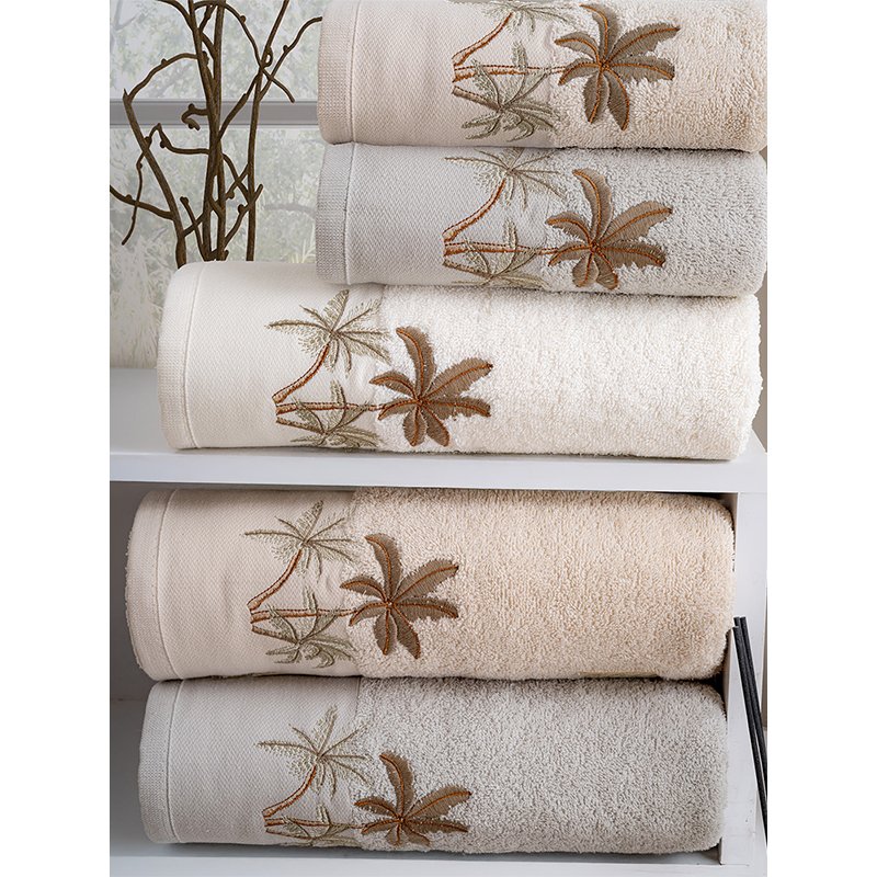 Hazangülü Palmiye Cotton