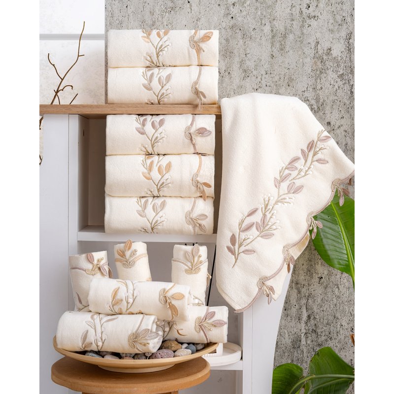 Hazangülü Rüya Kadife Krem