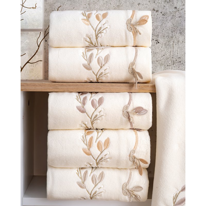 Hazangülü Rüya Kadife Krem